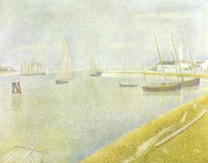 Georges Seurat Der Kanal von Gravelines oil painting picture